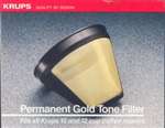 Krups Gold Tone Filter 053-33 (Fits most 10 & 12 Krups Coffee Machines)