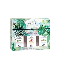 Maison Berger Paris Immersion Trio Pack Fresh Eucalyptus, Lychee Paradise, Pure White Tea 23927