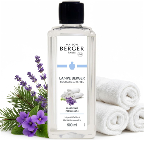 Maison Berger Fresh Linen 500ML Lampe Berger Refill 415011 Calgary Alberta Canada