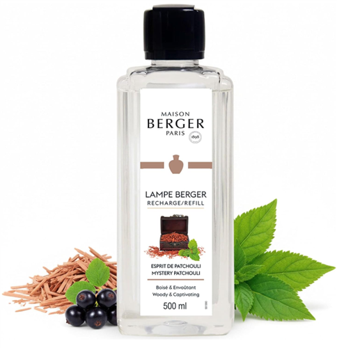 Maison Berger Mystery Patchouli 500ml Lampe Berger fragrance refill Calgary Canada rich patchouli home scent