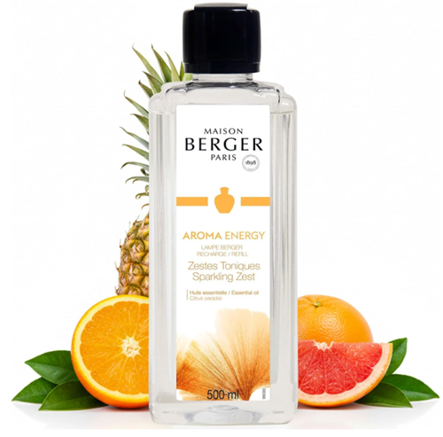 Maison Berger Aroma Energy Sparkling Zest 500ml Lampe Berger refill available in Calgary and across Canada