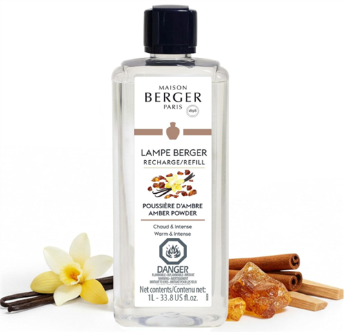 Maison Berger Paris Amber Powder 1L Lamp Refill 416022 Calgary and Canada