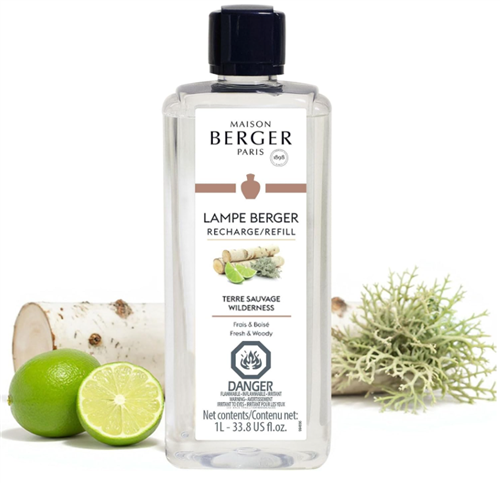 Maison Berger Wilderness 1L Lampe Berger fragrance refill 416097 fresh natural forest home fragrance Canada