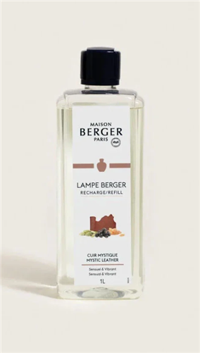Maison Berger Mystic Leather 1L Cuir Mystique Lampe Berger Refill Home Fragrance Canada Calgary