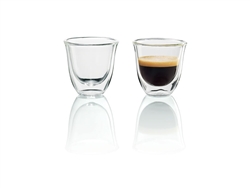 Delonghi Set of 2 Espresso Glasses, Delonghi Parts, Delonghi Coffee Machine Part, Delonghi Machine, Coffee Machine