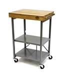 Bradley Smoker Foldable Kitchen Cart,