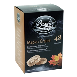 Bradley Smoker Maple Flavor Bisquettes,