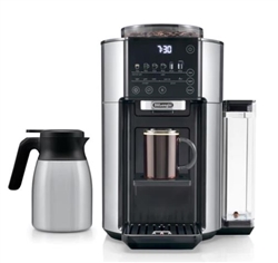 Deâ€™Longhi TrueBrew Automatic Drip Coffee Maker CAM51035M with built-in burr grinder and thermal carafe