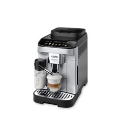 Deâ€™Longhi Magnifica Evo ECAM29084SB fully automatic espresso machine with built-in grinder and LatteCrema milk system, silver and black finish