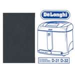 Delonghi Replacement Filters Rectangular Fryer, Delonghi Parts, Delonghi Coffee Machine Part, Delonghi Machine, Coffee Machine