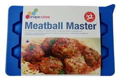 Shape+Store Makes 32 even -sized meatball