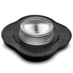 004315 Waring Pro 2 pc. Lid Black Only/Glass Container