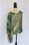 Silk Concepts Versatile Poncho Short Boreal Forest VP-SHORT-BF-1808